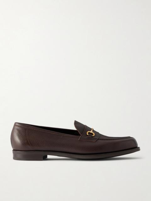 EDWARD GREEN Putney Horsebit-Embellished Full-Grain Leather Loafers