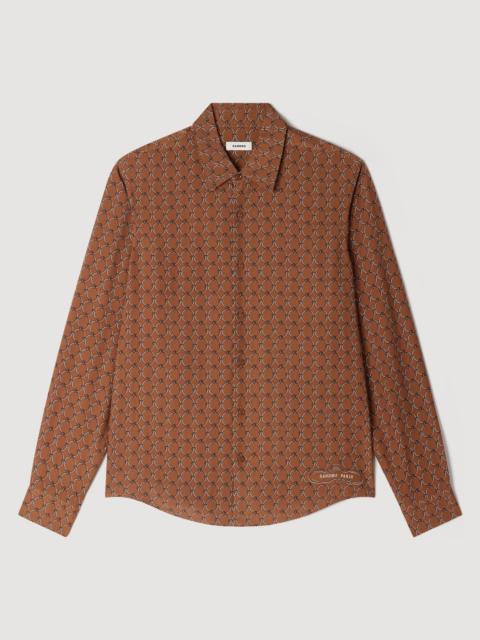 Sandro CHAIN PRINT SHIRT