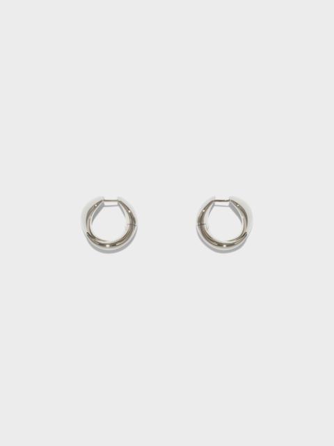 Aeyde Junior Medium Palladium-Plated Earrings