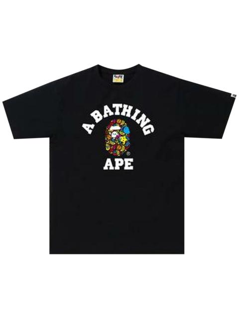 A BATHING APE® 제품정보 Milo 바나나 풀 대학 티셔츠 '블랙 이름 *