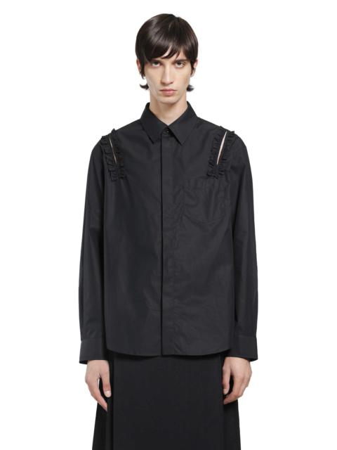 Simone Rocha Ruffle Slash Shirt