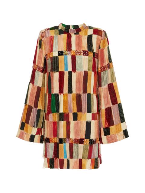 ALÉMAIS Marjorelle Embellished Mini Dress