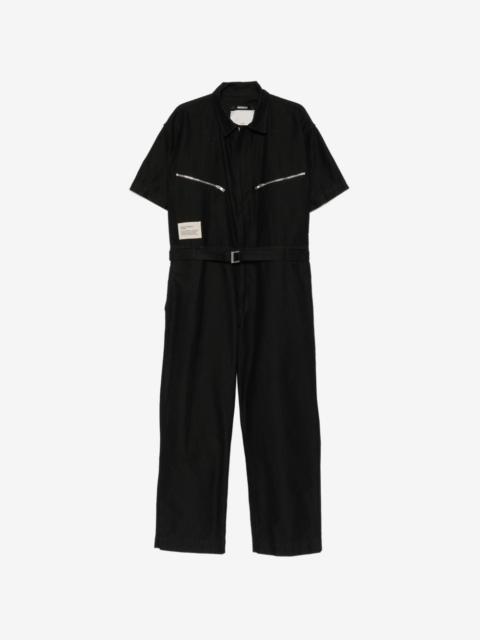 Song for the Mute x Birkenstock belted zip-pocket jumpsuit
