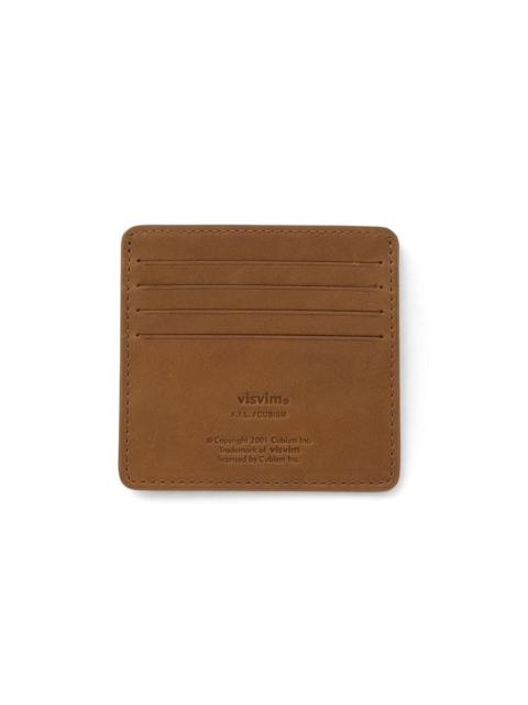 visvim LEATHER CARD CASE CAMEL