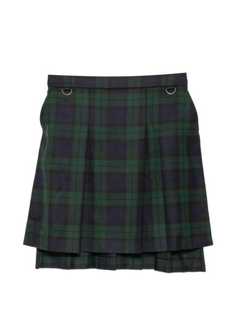 UNDERCOVER pleated mini skirt