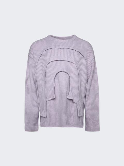 WHO DECIDES WAR L'arc Woven Sweater Lavender