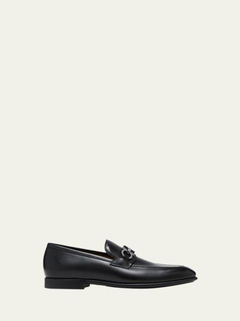 FERRAGAMO Men's Foster Gancini Bit Loafers