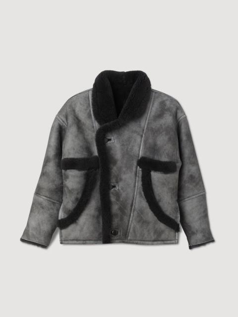 Sandro Shearling coat