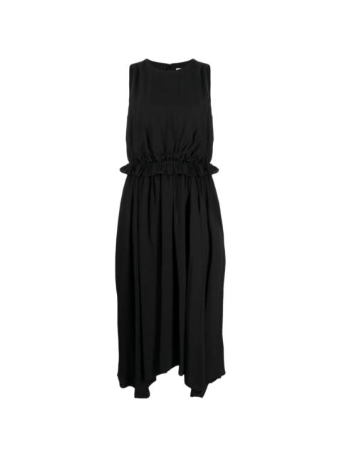 Evita ruffle-detailing dress