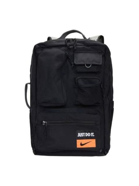 Nike Nike Utility elite Bkpk-Fa22 Gfx Athleisure Casual Sports Student schoolbag Backpack Unisex Black DQ