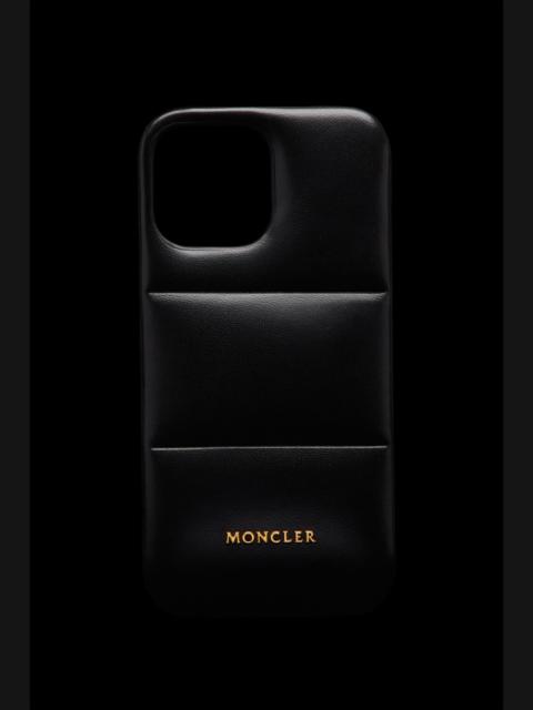 Moncler Quilted Leather Phone Case