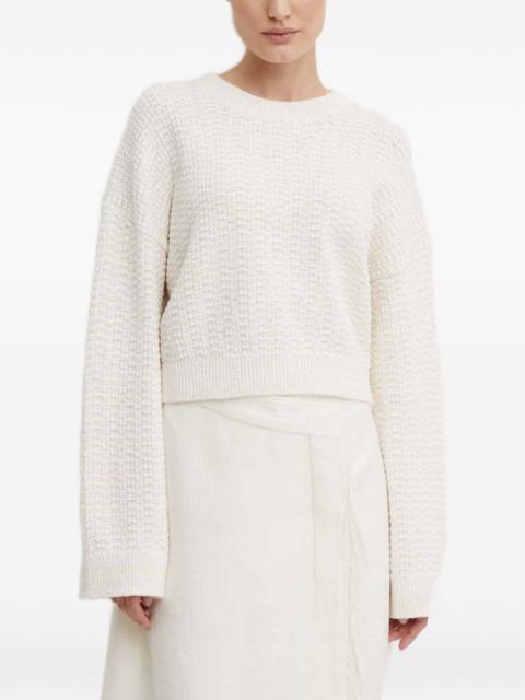 A.L.C. textured round-neck sweater
