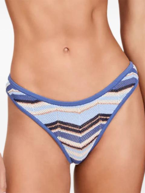DEVON WINDSOR chevron-knit bikini