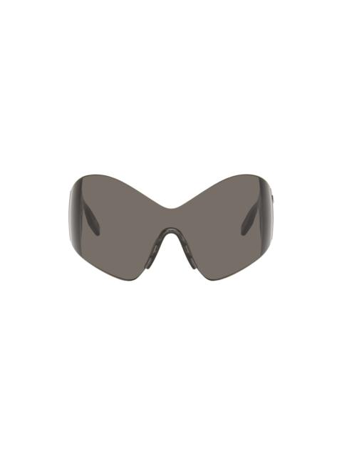 BALENCIAGA Black Mask Butterfly Sunglasses