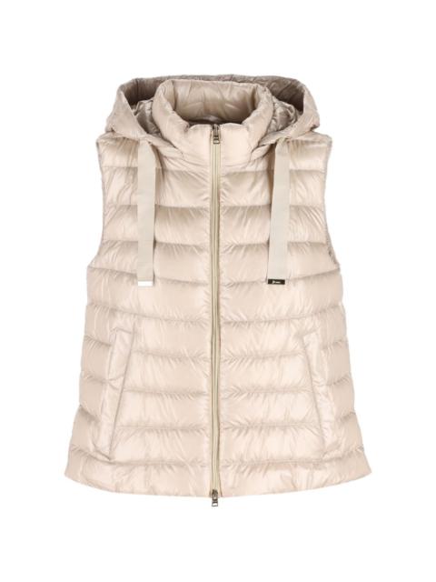 Herno hooded quilted gilet