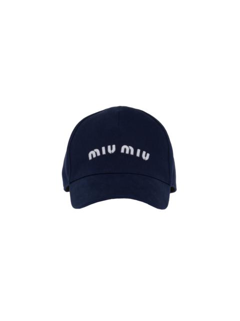 Miu Miu Drill baseball cap