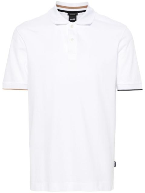 BOSS short-sleeve cotton polo shirt