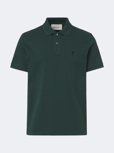 AMI Paris Ami De Cœur cotton piqué polo shirt