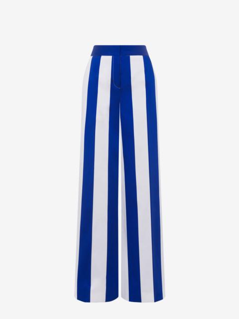 Moschino NAUTICAL OVERSIZED STRIPED TROUSERS