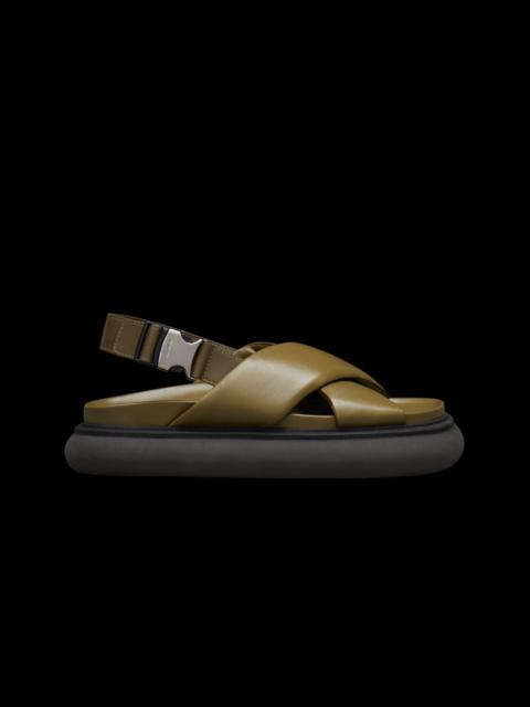 Moncler Solarisse Nappa Leather Sandals