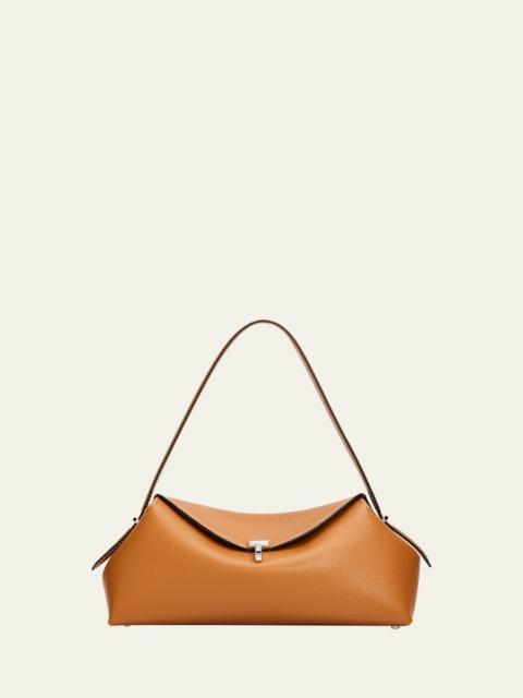 TOTEME Grained Leather T-Lock Shoulder Bag