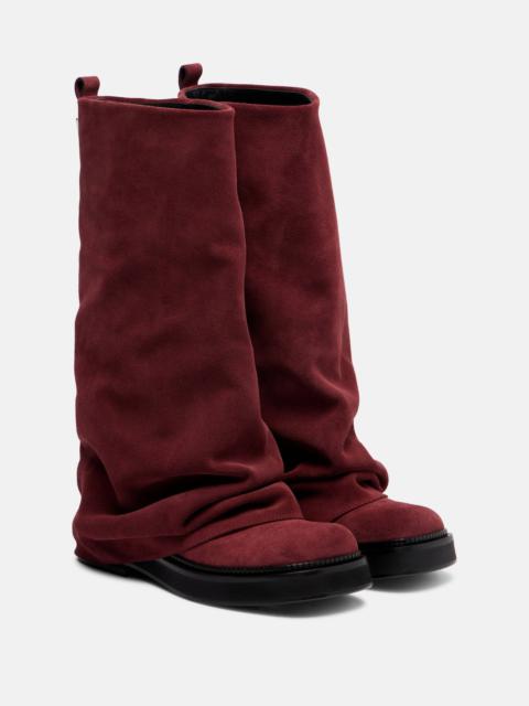 THE ATTICO Robin suede knee-high boots