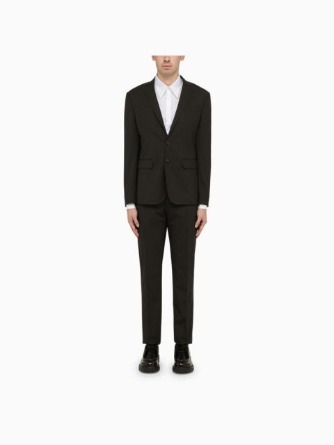 DSQUARED2 Dark grey single-breasted wool suit