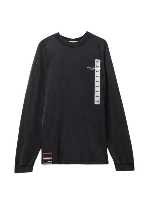 Alexander Wang Alexander Wang Graphic Long-sleeve T-shirt