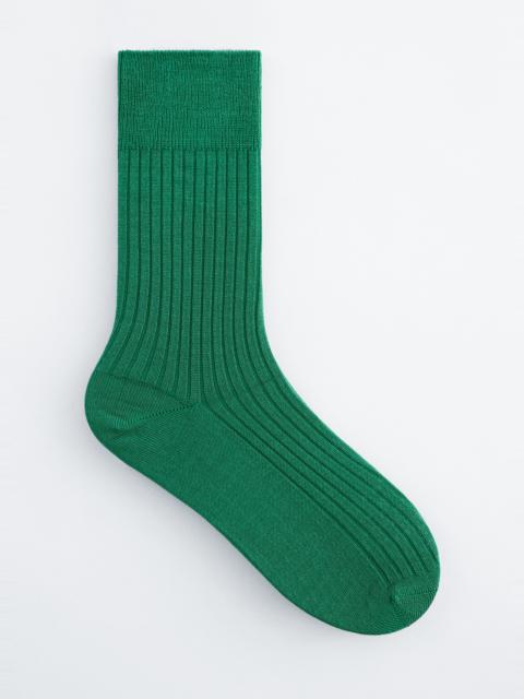 & Other Stories Ribbed Silk Socks