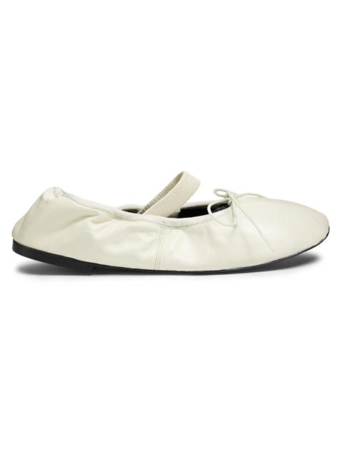 Proenza Schouler Women's Glove Mary Jane Ballet Flats - Ivory