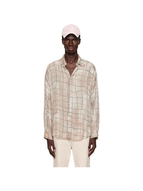 Acne Studios Pink Checkered Shirt