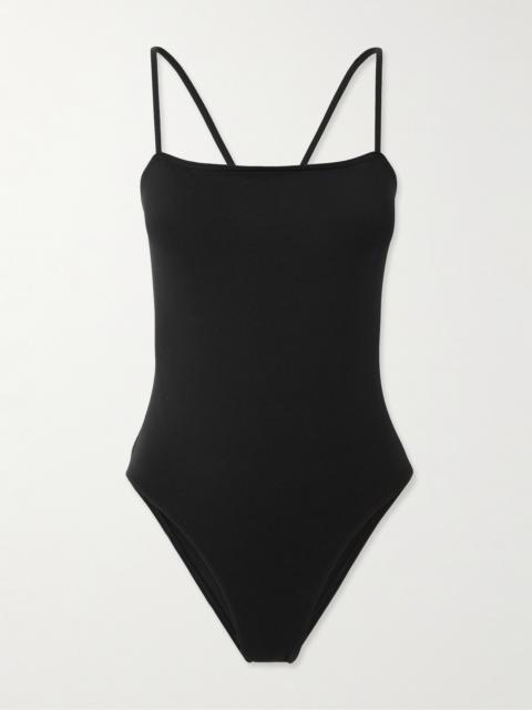ERES Dandy Bow-detailed Open-back Swimsuit