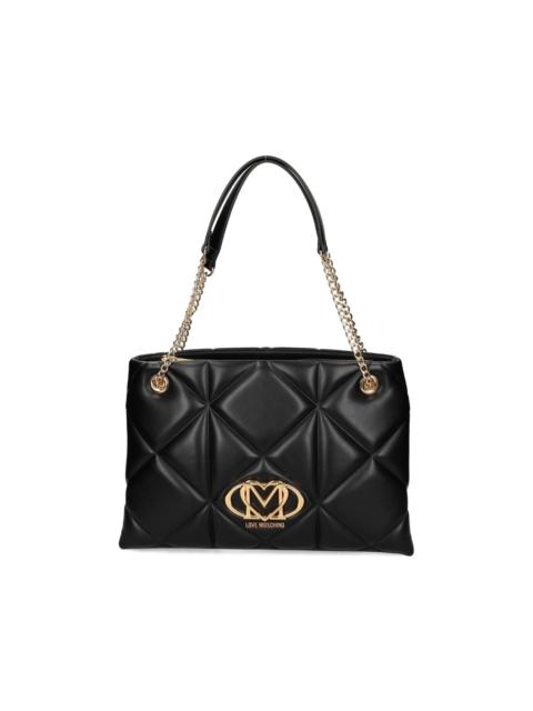 Moschino quilted tote bag