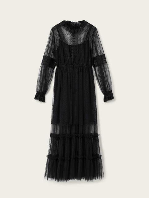 ALLSAINTS NITA MESH MAXI DRESS