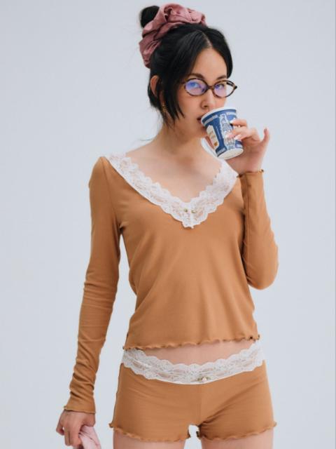 Eisley Ribbed Knit Top