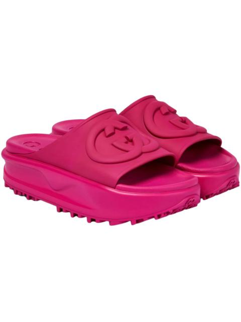 GUCCI Gucci Interlocking G Slide Pink (Women's)