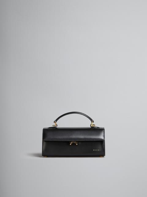Marni RELATIVITY MEDIUM BAG IN BLACK LEATHER