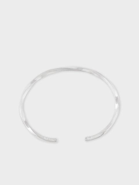 Paul Smith Silver Twisted Bracelet