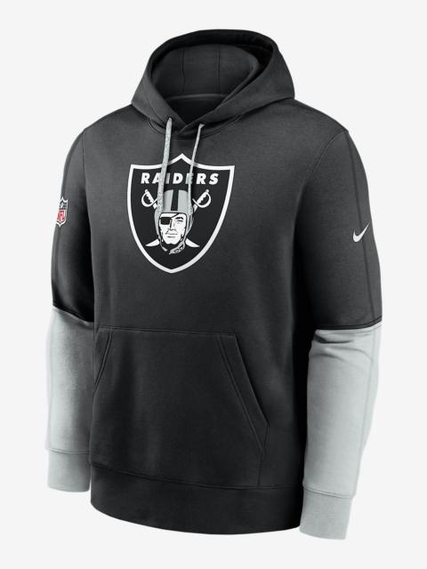 Nike Las Vegas Raiders Sideline Team Issue Club Men's Nike NFL Pullover Hoodie