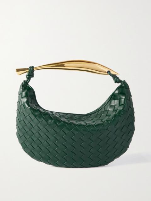 Bottega Veneta Sardine small intrecciato leather tote Green