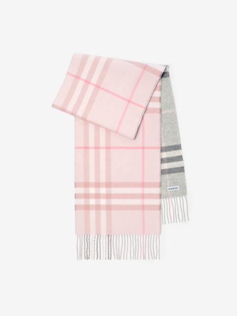 Burberry Reversible Check Cashmere Scarf