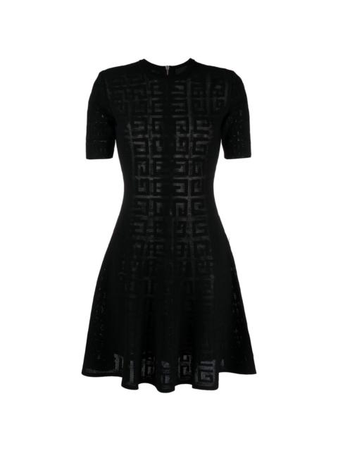 Givenchy 4G-motif jacquard A-line dress