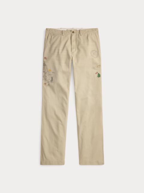Polo Ralph Lauren Bedford Straight Fit Graphic Pant