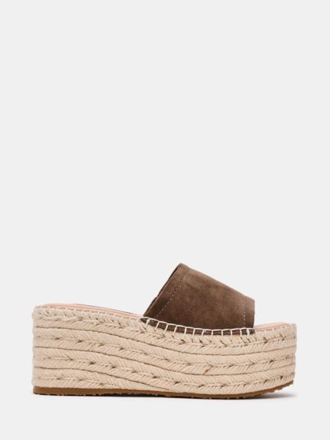 STEVE MADDEN TARINA TAUPE SUEDE