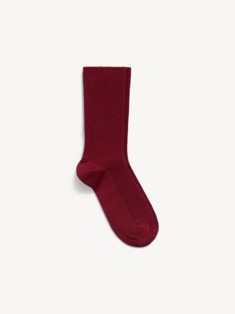BALENCIAGA Women's Socks in Passata Red