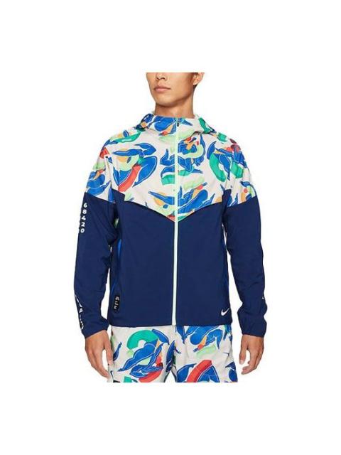 Nike x Kelly Anna London Jointly Signed Windrunner A.I.R. Causual Sports Running Jacket Coat Male Bl