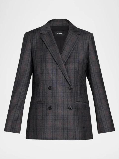 Theory Relaxed Double-Breasted Jacket