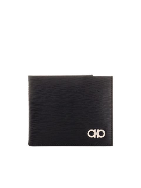 FERRAGAMO Gancini-plaque leather wallet