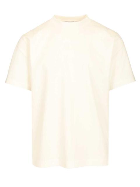 With Embroidered Burberry Logo T-Shirt White