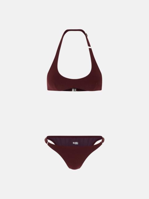 THE ATTICO DARK GRAPES BIKINI